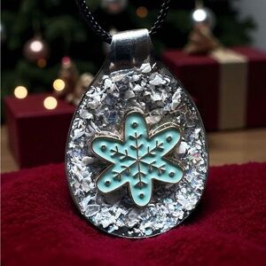 SOLD: Snowflake Spoon Pendant Necklace